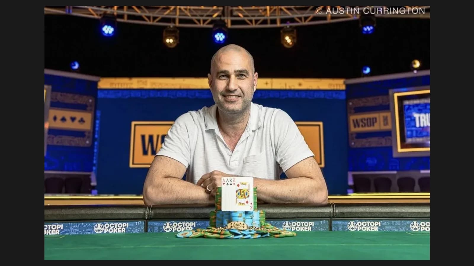 צמיד WSOP לדוד שמואל, ישראלי המתגורר בארה״ב
