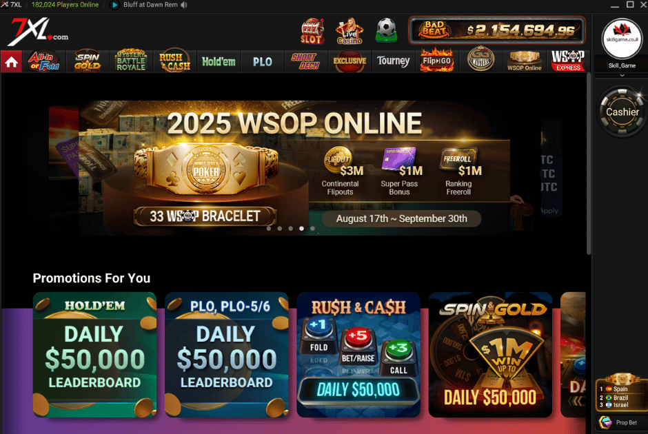 7XL אקסל סוכן פוקר